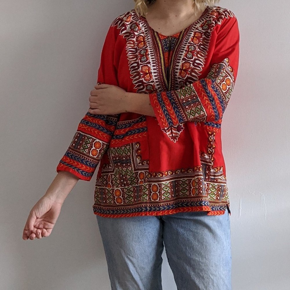 Vintage African Dashiki Tunic